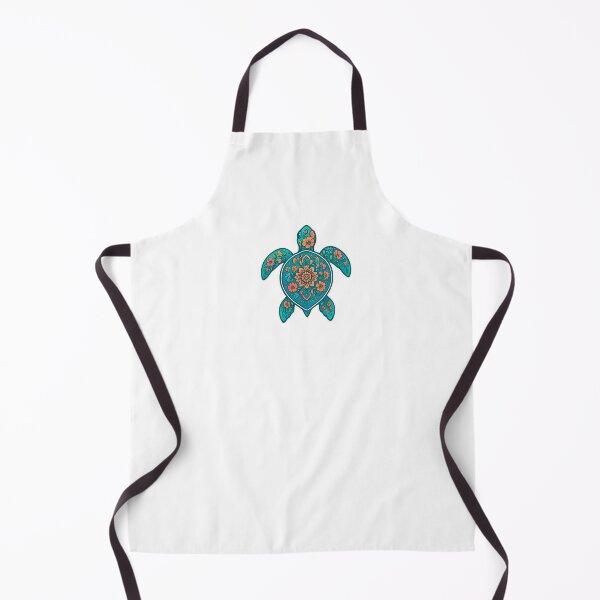 Item preview, BOHO Vibrant and colorful boho floral illustration of a sea turtle. designed and sold by DavidMay.