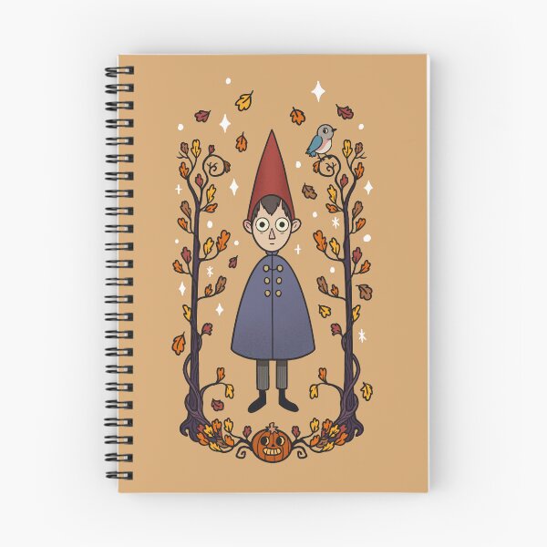 Artikelvorschau, Wirt und Beatrice über der Gartenmauer im Herbst entworfen und verkauft von illustore.