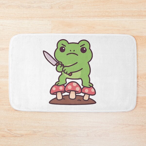 Item preview, Funny Frog with Knife Meme – Cute but Dangerous designed and sold by Buzzworthy Threads.