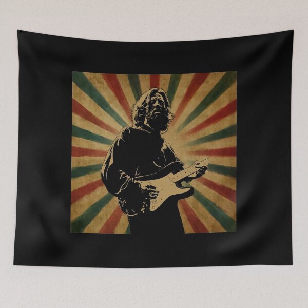 Item preview, Eric Clapton Classic Rock Retro 80s  designed and sold by AiidonassArt.