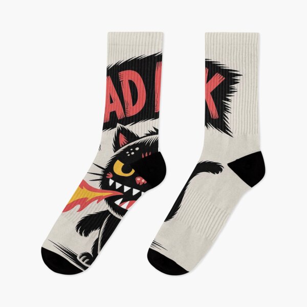 Item preview, Bad Luck Black Cat Fire Breathing Design designed and sold by Ed & Harmony.