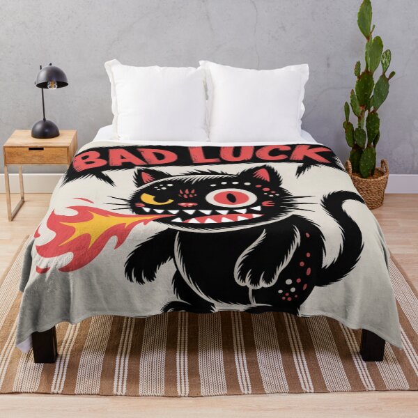 Item preview, Bad Luck Black Cat Fire Breathing Design designed and sold by Ed & Harmony.