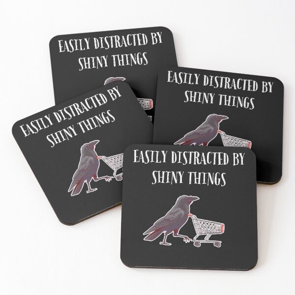 Item preview, Easily Distracted By Shiny Things designed and sold by GL Miller Designs.