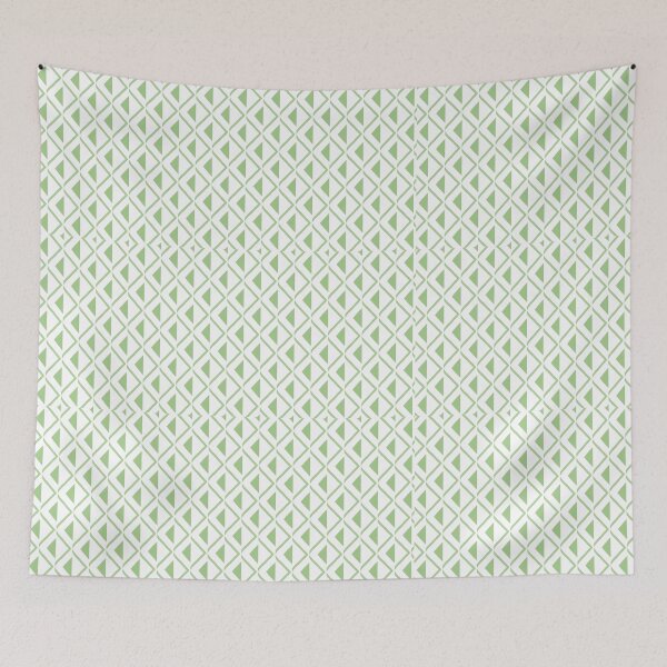 Item preview, Green Geometric Repeating Pattern Background For Interior Design, Wallpaper, And Modern Decor designed and sold by ELF11design.