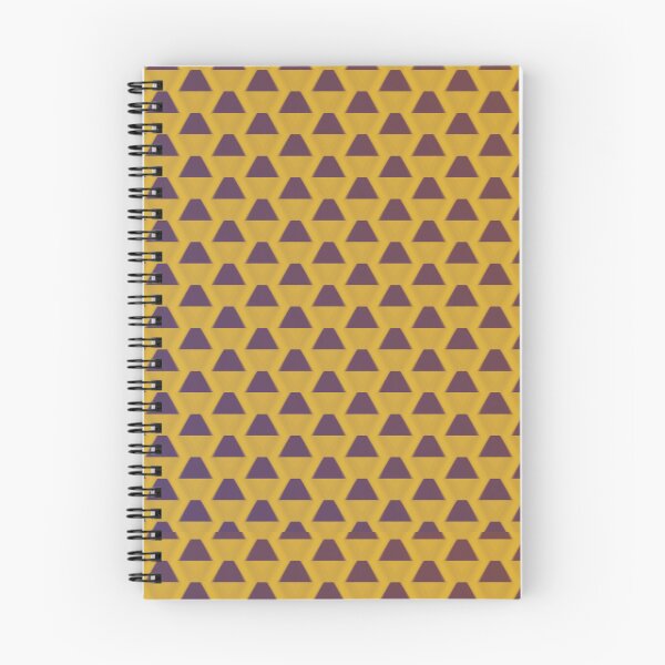 Artikelvorschau, Geometrischer Dreiecksmuster-Hintergrund in Gelb und Lila, abstraktes dekoratives Design für Tapeten entworfen und verkauft von ELF11design.
