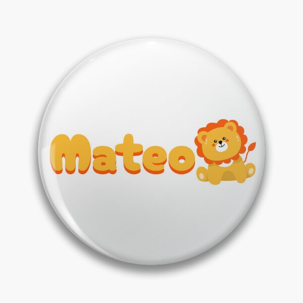 Item preview, Mateo (Lion) Name Sticker designed and sold by pikes84.