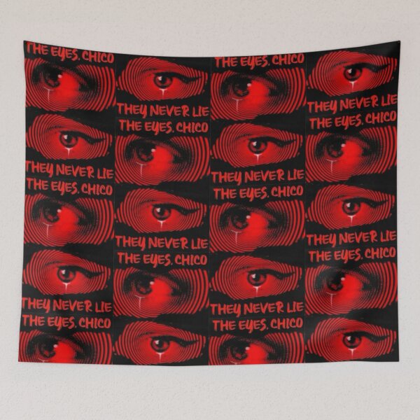 Item preview, The Eyes Chico They Never Lie Scar Movie Face Quote Tear Pacino designed and sold by 2CRE8IVE4925.