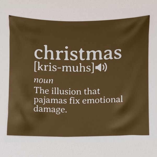 Item preview, Funny Christmas Xmas Fake Definition Dictionary designed and sold by NosandEdgy.
