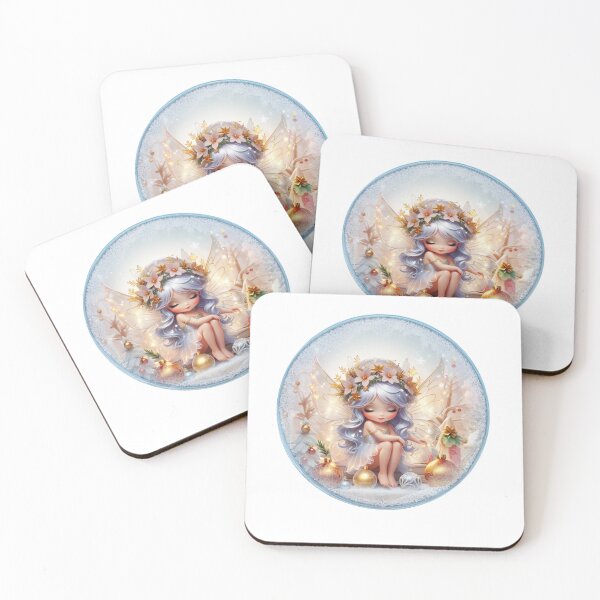 Item preview, Winter Christmas Fairy with wings - design 1 designed and sold by Mterry1202.