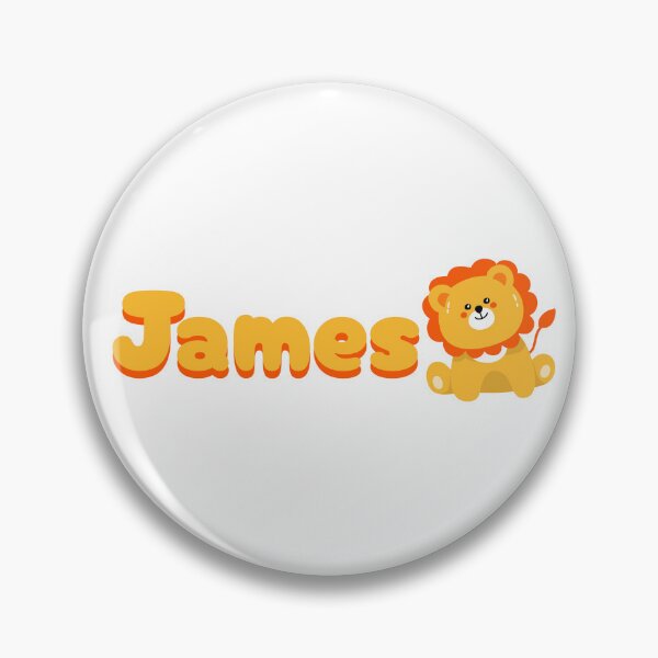 Item preview, James (Lion) Name Sticker designed and sold by pikes84.