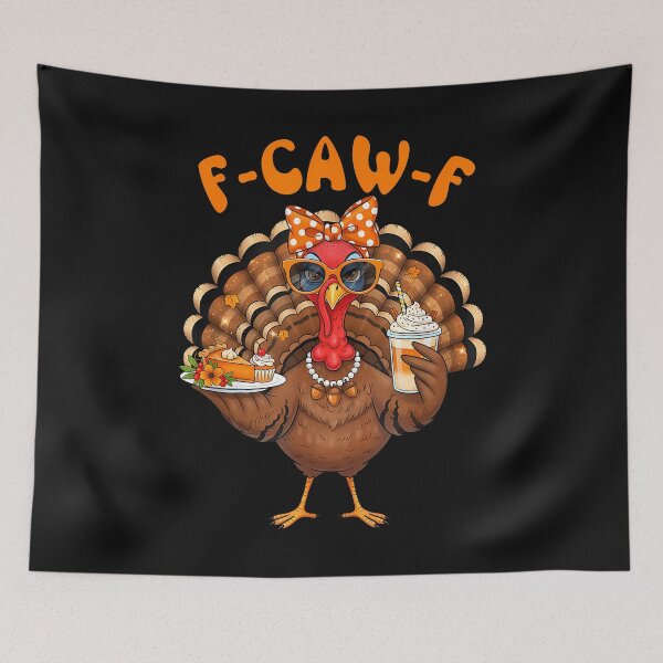 Item preview, Funny F Caw F Turkey Thanksgiving Fcawf Turkey Men Women designed and sold by merlinnears.