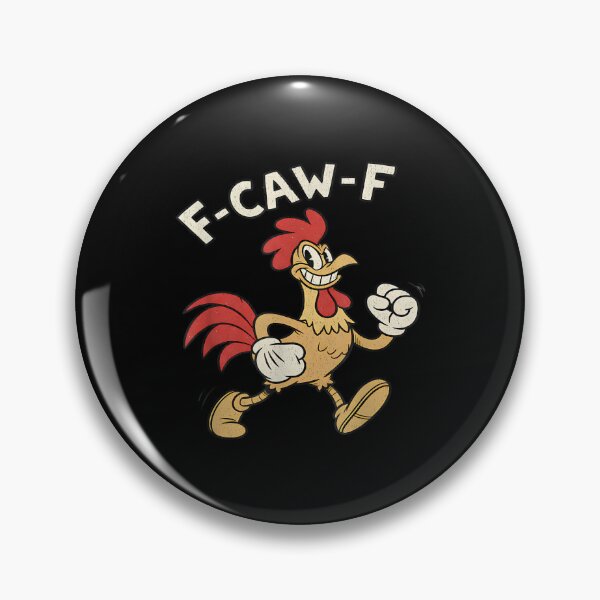 Item preview, F-Caw-F Retro 1930'S Cartoon Style Chicken Funny Vintage designed and sold by merlinnears.
