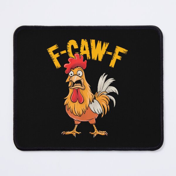 Item preview, F-Caw-F Rooster Cartoon Funny Chicken Farm Humor  designed and sold by merlinnears.