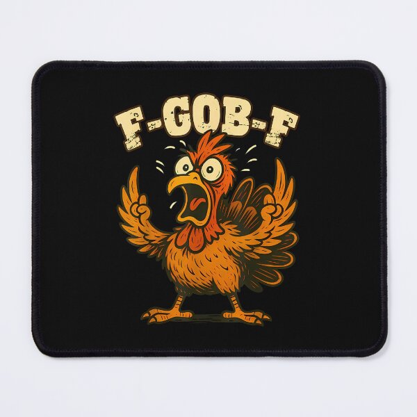 Item preview, Funny Chicken Screaming F-Gob-F Retro Men Women Kids Graphic designed and sold by merlinnears.