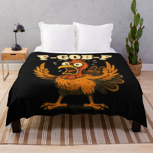 Item preview, Funny Chicken Screaming F-Gob-F Retro Men Women Kids Graphic designed and sold by merlinnears.