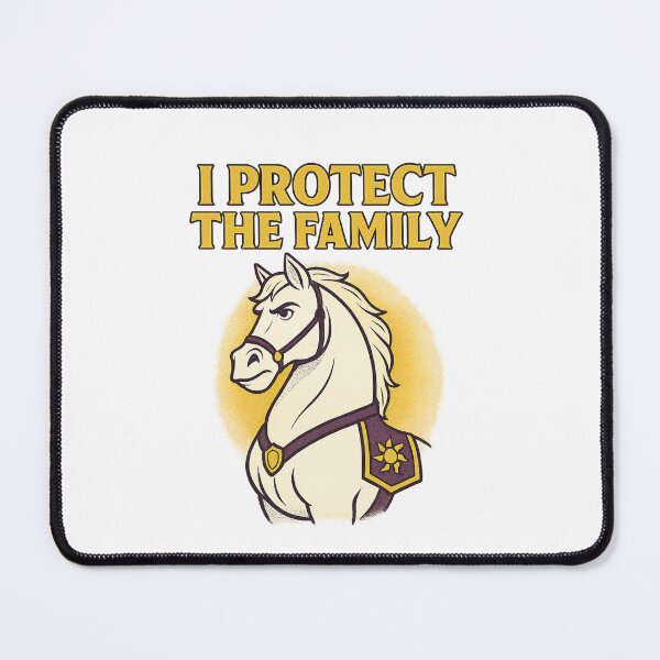 Item preview, I Protect the Family – Heroic Horse Inspired by Tangled’s Maximus designed and sold by Zippitydodads.