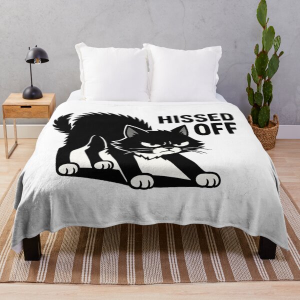 Item preview, Hissed Off (Funny Cat Slogan) designed and sold by BeJolley.