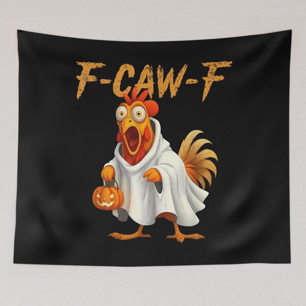 Item preview, Funny F-Caw-F Chicken Fcawf Chicken Halloween  designed and sold by merlinnears.