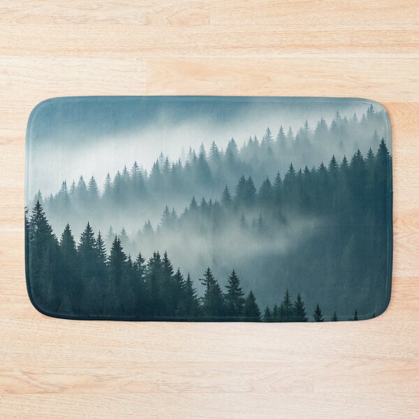 Item preview, foggy forest art misty forest art designed and sold by vogelnerves.
