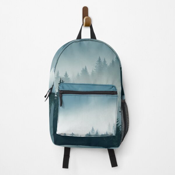Item preview, foggy forest art misty forest art designed and sold by vogelnerves.