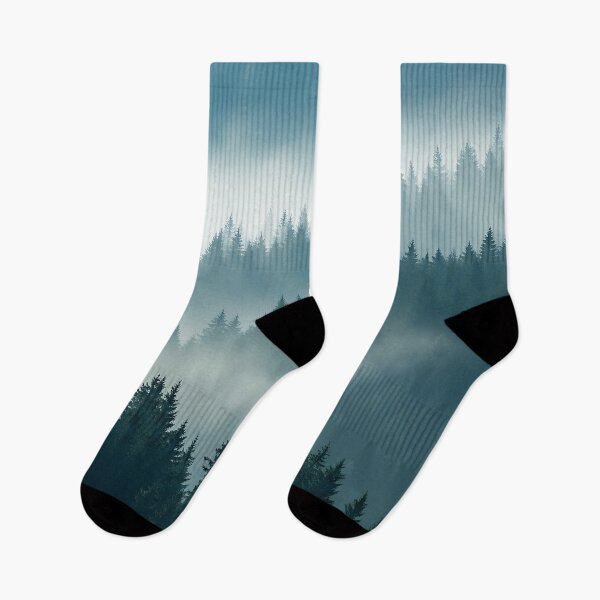 Item preview, foggy forest art misty forest art designed and sold by vogelnerves.
