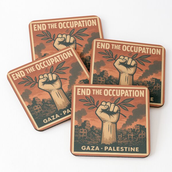 Item preview, End the Occupation Free Palestine Stop Arming Israel Boycott Israel Stop The Genocide Save Gaza designed and sold by Annika Shurafa.
