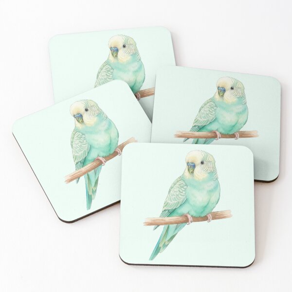 Item preview, Beautiful Aqua Parakeet designed and sold by scicilysimonee.