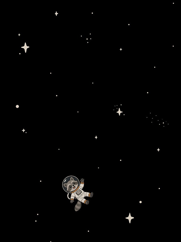 Thumbnail 4 of 4, iPhone Case, Space Racoon designed and sold by JamesDesignsIt.
