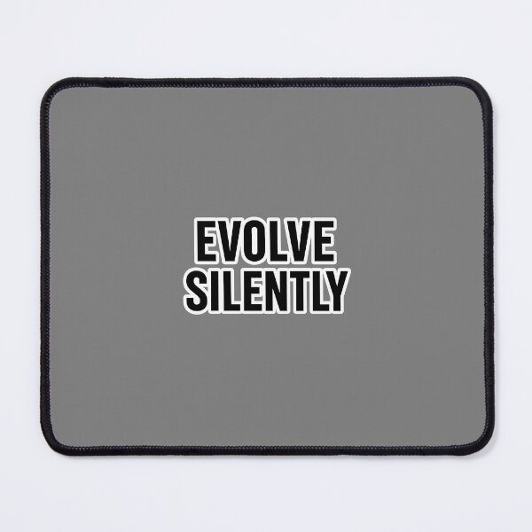 Item preview, Evolve Silently | Minimalist Motivational Quote Design designed and sold by KennyMade.