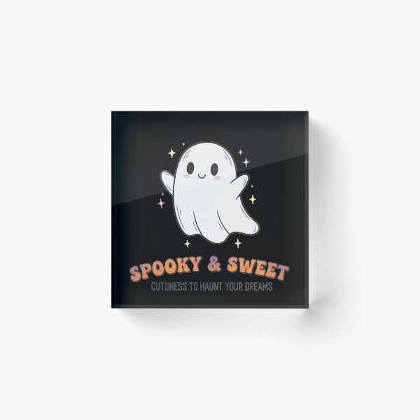 Item preview, Spooky & Sweet Cute Ghost Sticker designed and sold by cozy corner co. .