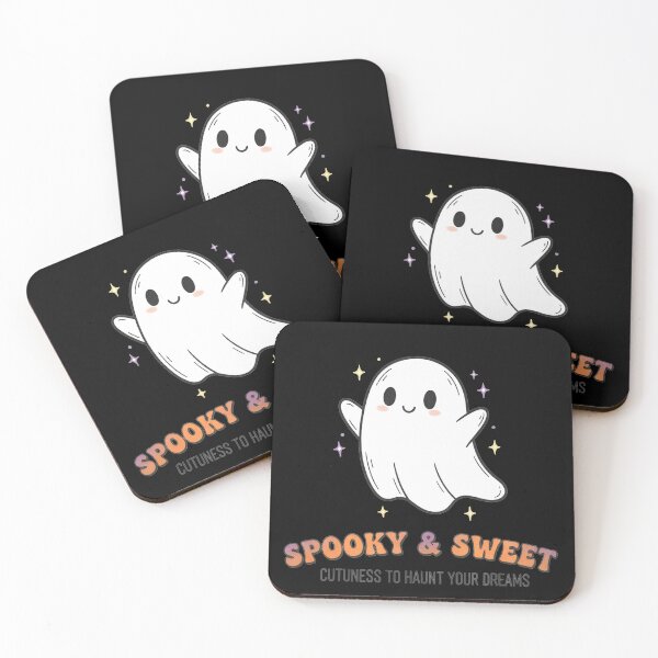 Item preview, Spooky & Sweet Cute Ghost Sticker designed and sold by cozy corner co. .