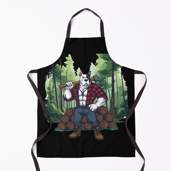 Item preview, Dogo Argentino Lumberjack Gift for Woodsmen designed and sold by Bawek85Designs.