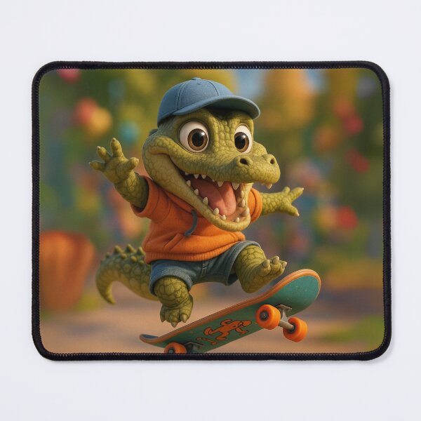 Item preview, Skater Nile Crocodile designed and sold by Sillytoe.