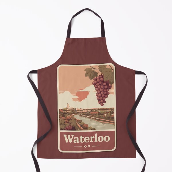 Item preview, Waterloo ON River & Grapevine Travel Art Print Ontario Canada designed and sold by meganohm.