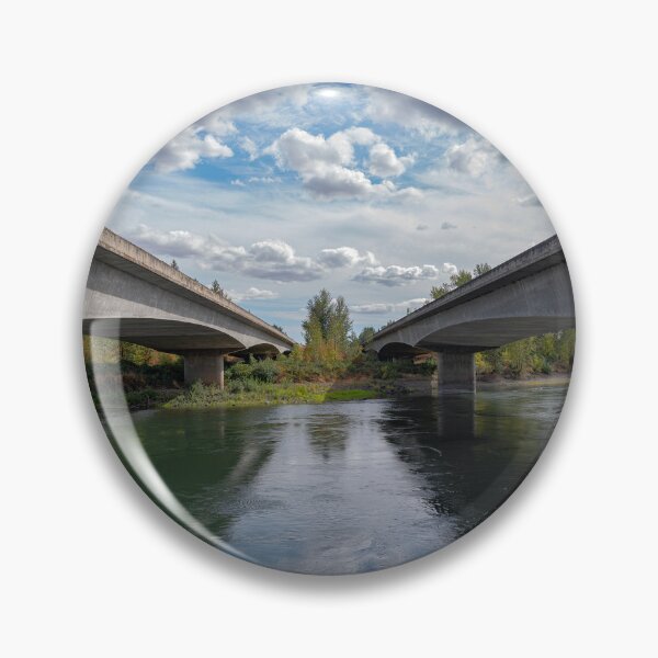 Item preview, The Santiam River Bridges near Albany, Oregon designed and sold by Peter Milota Studio.