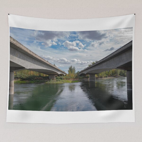 Item preview, The Santiam River Bridges near Albany, Oregon designed and sold by Peter Milota Studio.