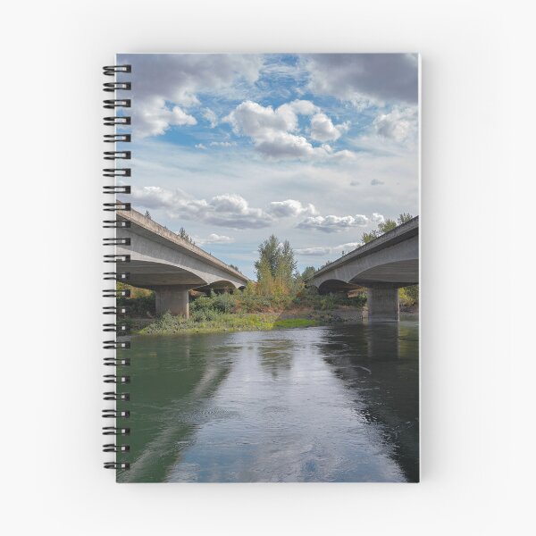 Item preview, The Santiam River Bridges near Albany, Oregon designed and sold by Peter Milota Studio.