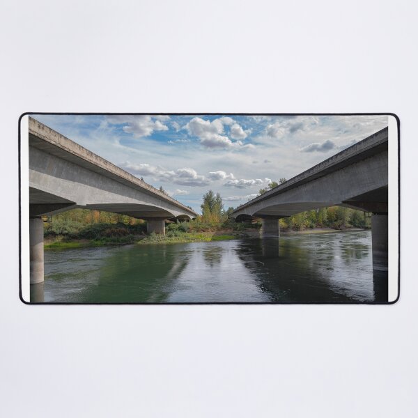 Item preview, The Santiam River Bridges near Albany, Oregon designed and sold by Peter Milota Studio.
