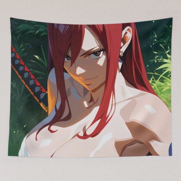 Item preview, Erza Scarlet 002 designed and sold by Raziel619 Prints.