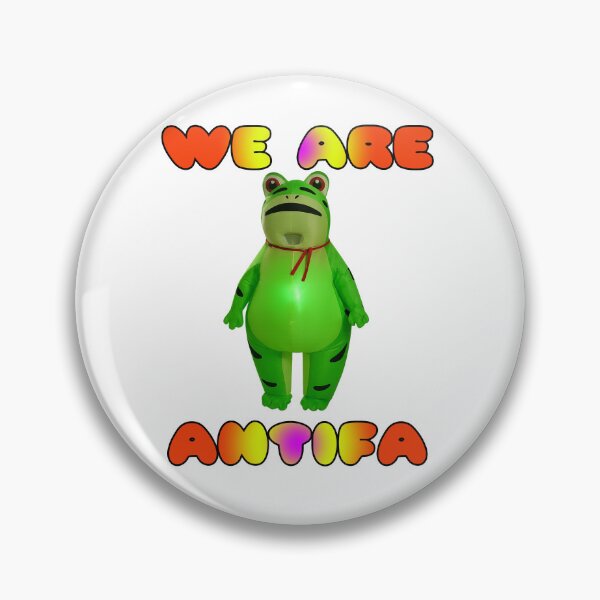 Item preview, PORTLAND GREEN FROG WE ARE ANTIFA  designed and sold by Wishbonedezine.