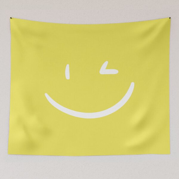 Item preview, Minimal Winking Smile Face – Simple Happy Design designed and sold by ARTDXB.