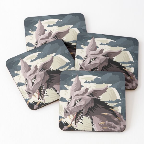 Item preview, hungry chupacabra under the full moon night designed and sold by matintheworld ( delcarmat ).