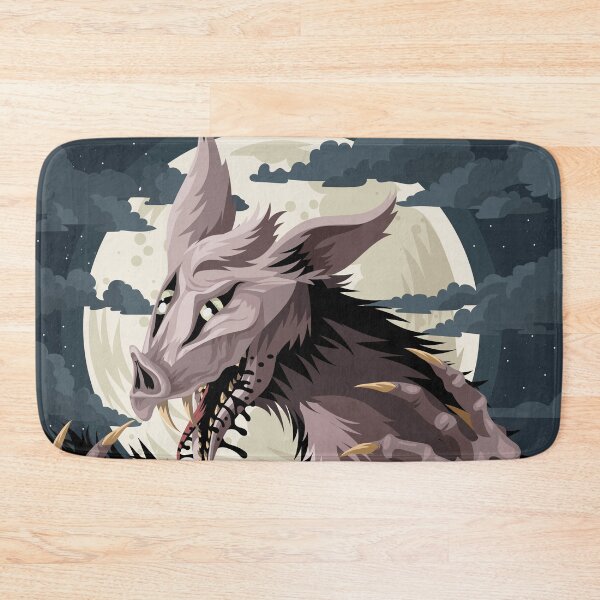 Item preview, hungry chupacabra under the full moon night designed and sold by matintheworld ( delcarmat ).