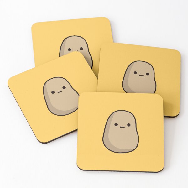 Item preview, Cute Potato Character – Funny Minimal Cartoon Design designed and sold by ARTDXB.