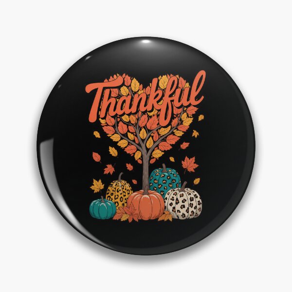Item preview, Happy Thanksgiving Day Autumn Fall Thankful Pumpkin Leopard designed and sold by LeeEvans222.
