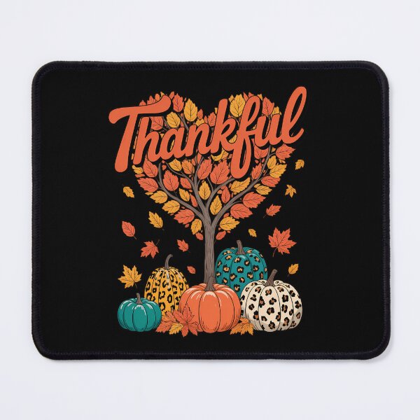 Item preview, Happy Thanksgiving Day Autumn Fall Thankful Pumpkin Leopard designed and sold by LeeEvans222.