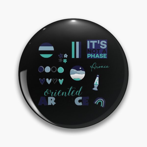 Item preview, Oriented Aroace Stickerpack designed and sold by ConfitofBrassB.
