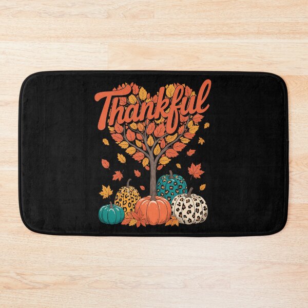 Item preview, Happy Thanksgiving Day Autumn Fall Thankful Pumpkin Leopard designed and sold by LeeEvans222.