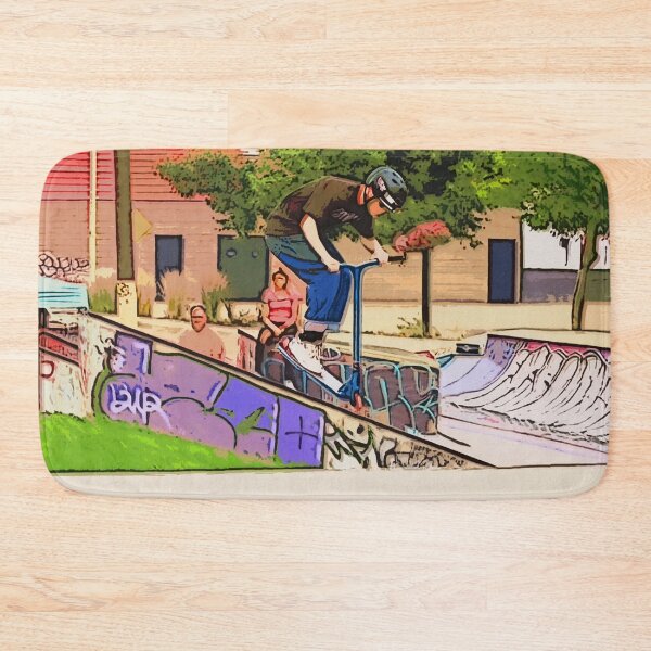 Item preview, The Nosedive Landing - Scooter Rider Trick designed and sold by NaturePrints.