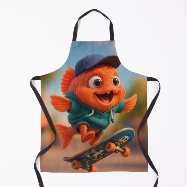 Item preview, Skater Orange Roughy Fish designed and sold by Sillytoe.